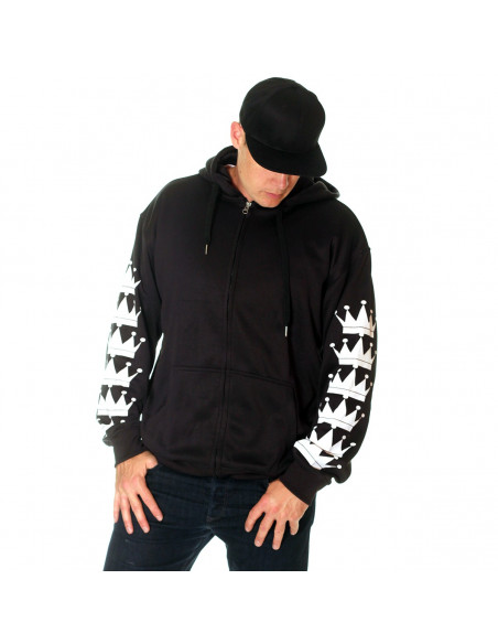 Crown Bronx Hoodie Black by BSAT