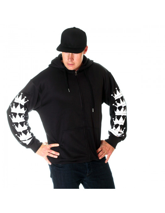 Crown Bronx Hoodie Black by BSAT