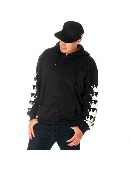 Crown Bronx Hoodie Black by BSAT