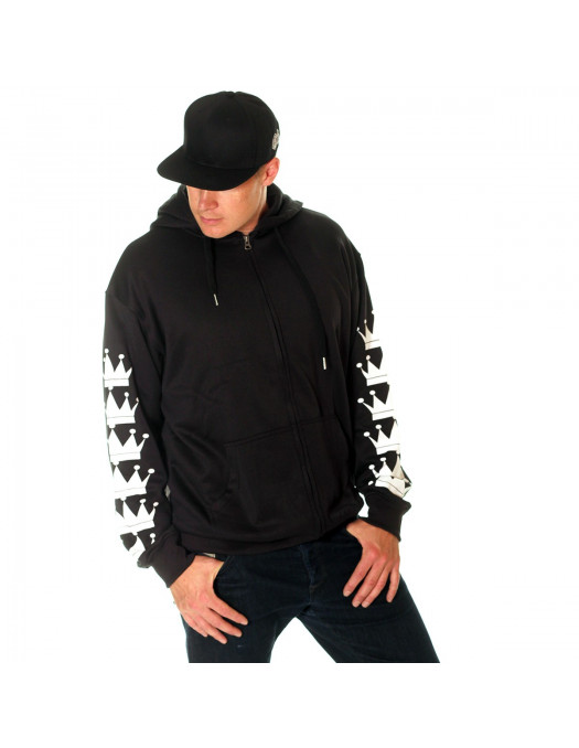 Crown Bronx Hoodie Black by BSAT