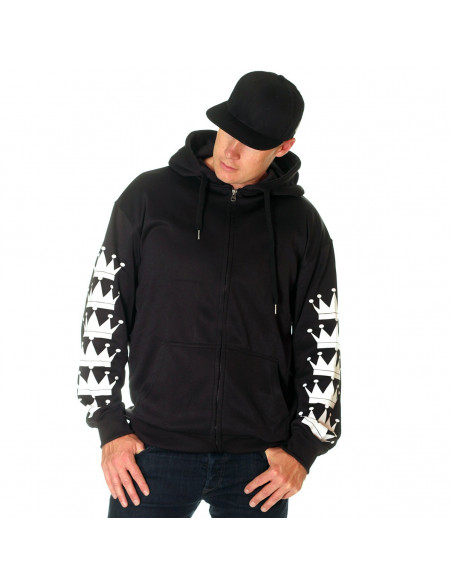 Crown Bronx Hoodie Black by BSAT