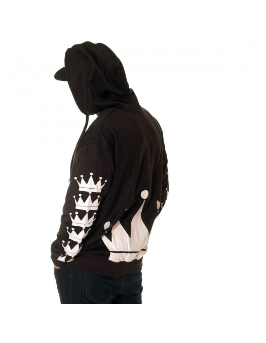 Crown Bronx Hoodie Black by BSAT