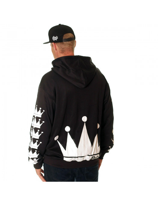 Crown Bronx Hoodie Black by BSAT
