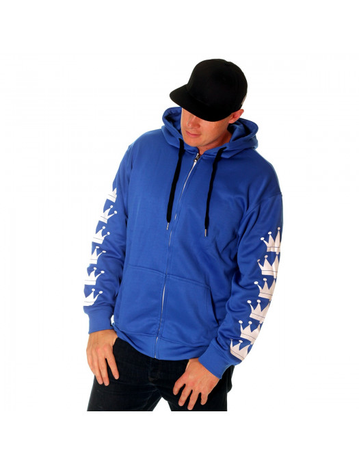 Crown Bronx Hoodie Royal Blue by BSAT