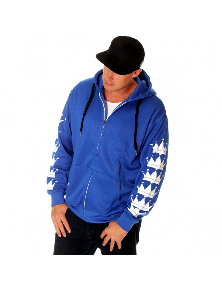 Crown Bronx Hoodie Royal Blue by BSAT