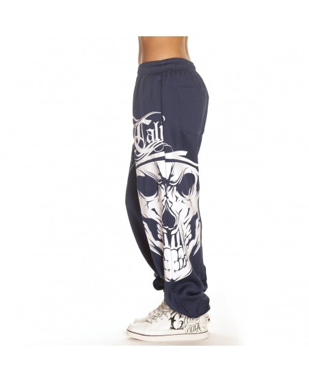 Cali Skull Sweatpants RoyalBlue by BSAT