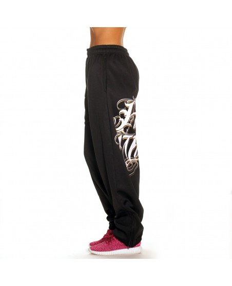 Tupac Album Sweatpants Black WhiteNGold by BSAT