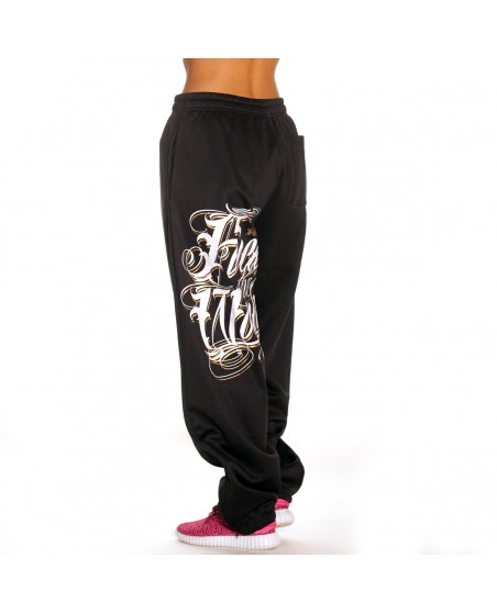 Tupac Album Sweatpants Black WhiteNGold by BSAT