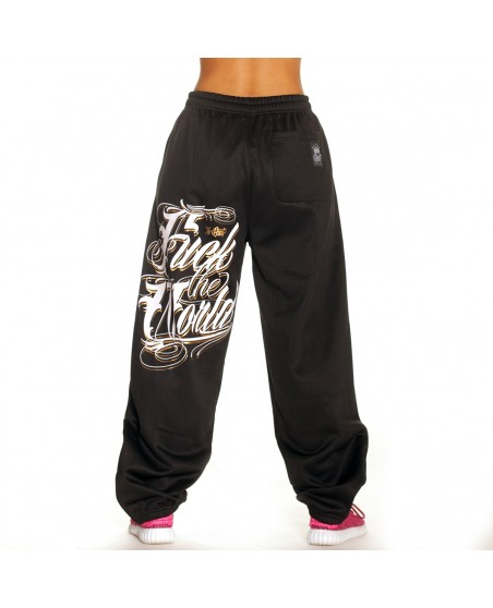 Tupac Album Sweatpants Black WhiteNGold by BSAT