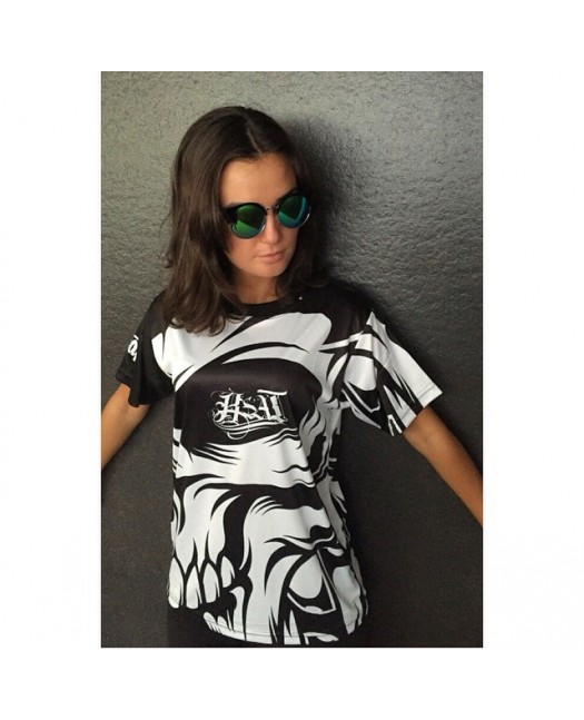 BSAT Skull Close Up Oversize T-Shirt