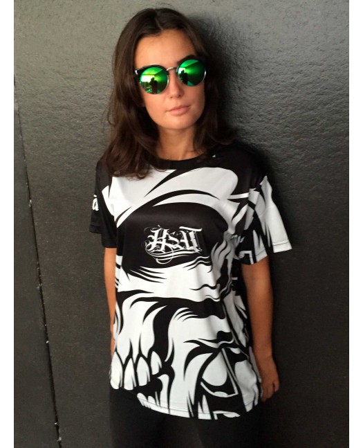 BSAT Skull Close Up Oversize T-Shirt