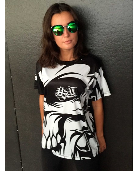 BSAT Skull Close Up Oversize T-Shirt