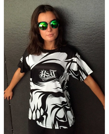 BSAT Skull Close Up Oversize T-Shirt