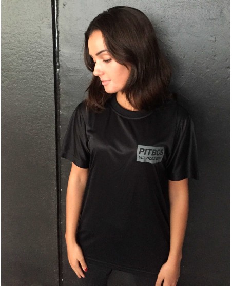 Pitbos Ultimate League female oversize T-Shirt BlackNRed