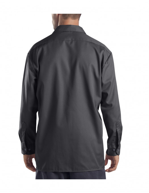 Dickies Long Sleeve Work Shirt Charcoal