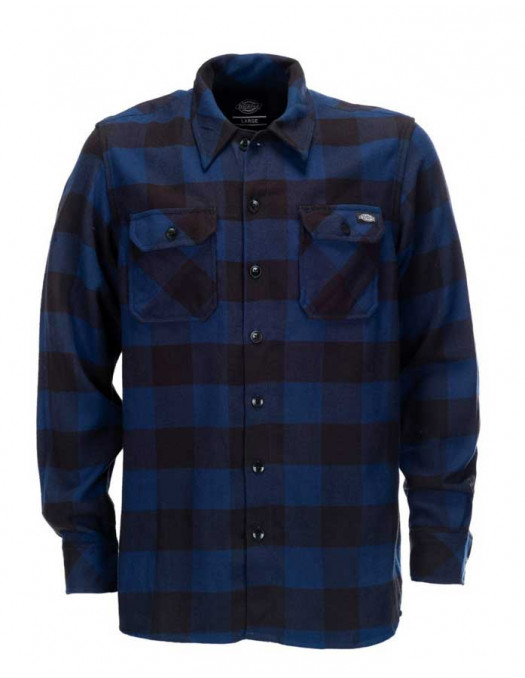 Dickies Sacramento Flannell Shirt Blue