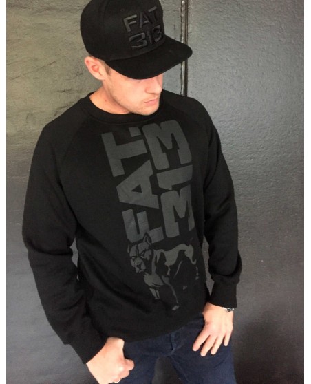 FAT.313 Legend Standout Crewneck All Black