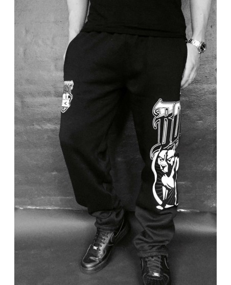 FAT.313 Bomber Dog Sweatpants Black