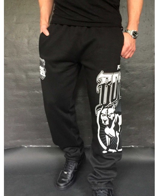 FAT.313 Bomber Dog Sweatpants Black