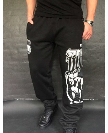 FAT.313 Bomber Dog Sweatpants Black