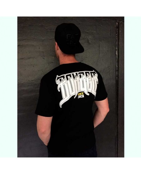 FAT.313 Bomber Excellence Tee Black YellowNWhite