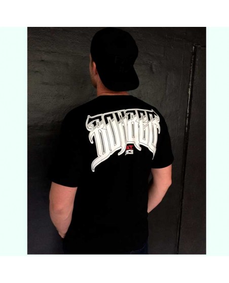 FAT.313 Bomber Excellence Tee Black RedNWhite