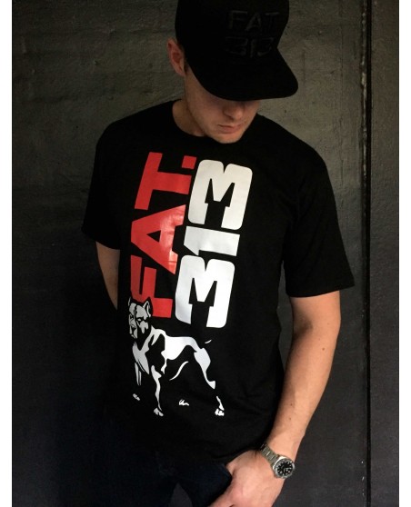 FAT.313 Legend Tee Black RedNWhite