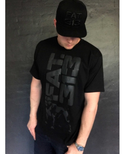 FAT.313 Legend Standout Tee All Black