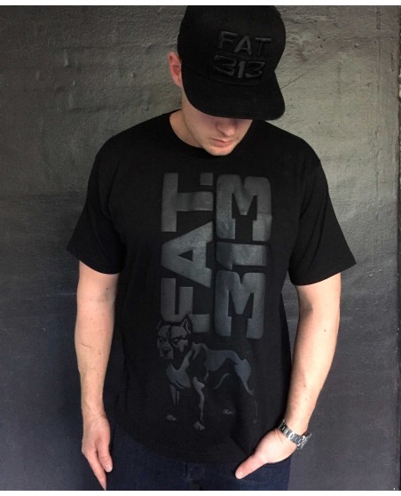 FAT.313 Legend Standout Tee All Black