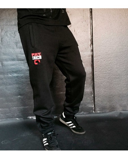 FAT.313 Legend Standout Sweatpants BlackNWhite
