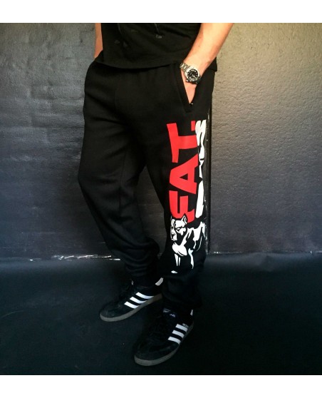 FAT.313 Legend Sweatpants Black RedNWhite