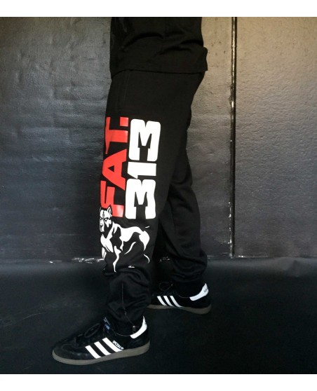 FAT.313 Legend Sweatpants Black RedNWhite