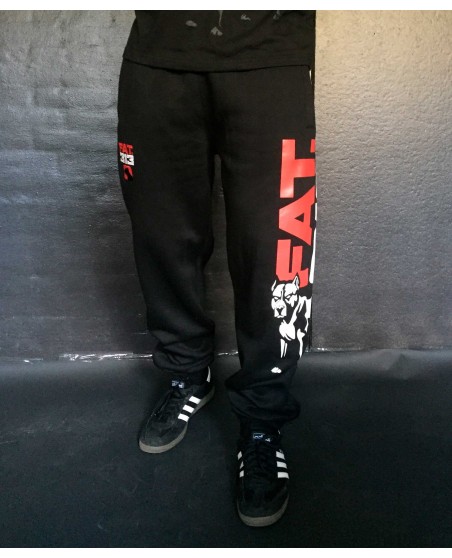 FAT.313 Legend Sweatpants Black RedNWhite