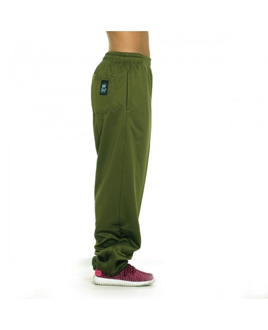 Cali Skull Ladies Sweatpants Olive by...