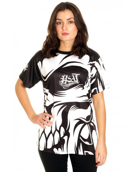 BSAT Skull Close Up Oversize T-Shirt