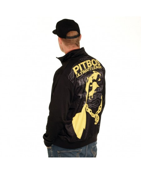 Pitbos Ultimate League Trackjacket BlackNYellow
