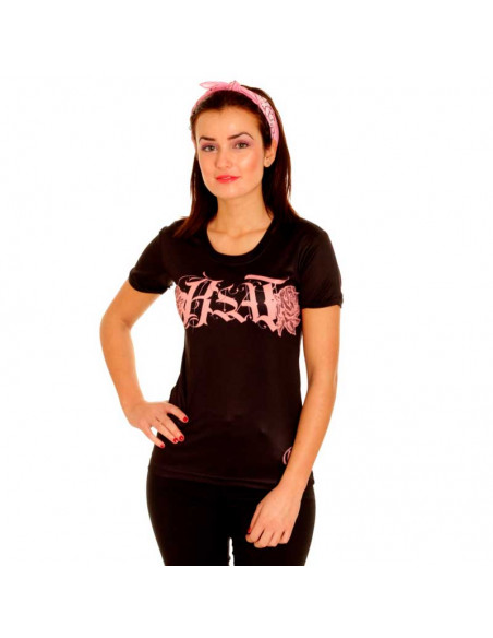 BSAT Rose Tee BlackNPink