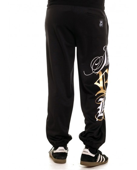 BSAT Rebels Hood Sweatpants Black/WhiteNGold