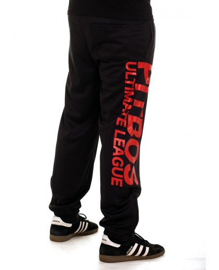 Pitbos Ultimate League Sweatpants BlackNRed