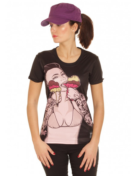 BSAT Ice Tee Pink BlackNPink