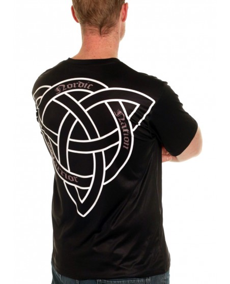 Nordic Worlds Celtic Knot Tee BlackNWhite