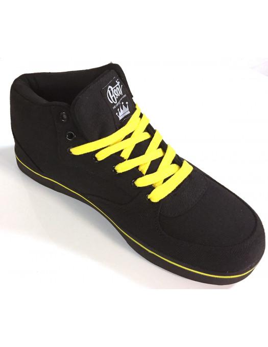 BSAT Bronx Canvas Sneakers BlackNYellow