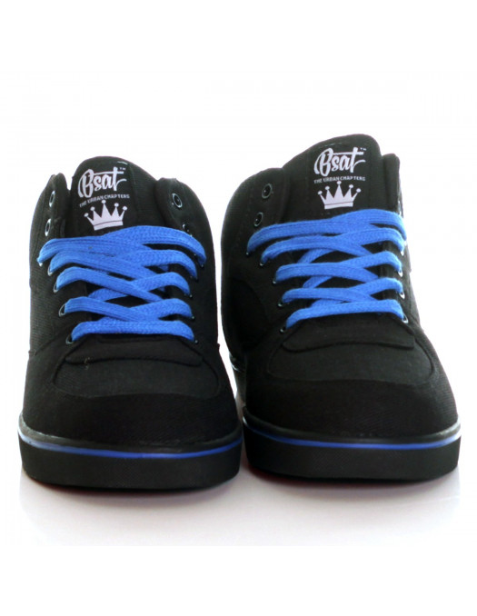 BSAT Bronx Canvas Sneakers BlackNBlue