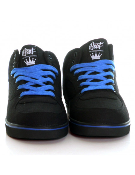 BSAT Bronx Canvas Sneakers BlackNBlue