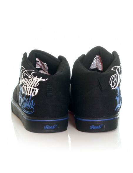 BSAT Rebels Canvas Sneakers Black/White/Blue