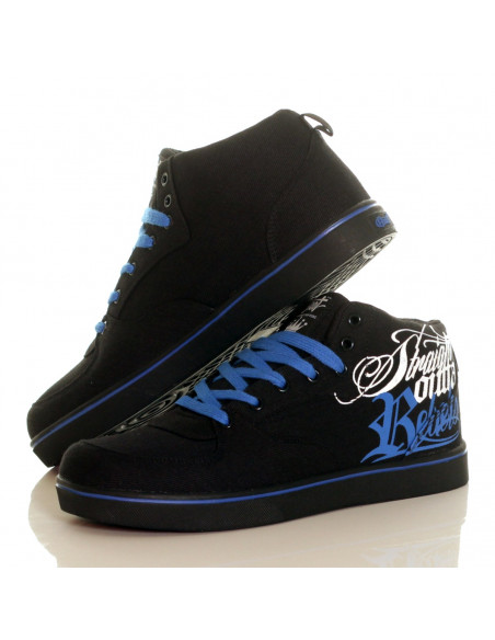 BSAT Rebels Canvas Sneakers Black/White/Blue