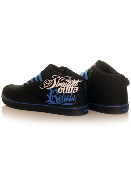 BSAT Rebels Canvas Sneakers Black/White/Blue