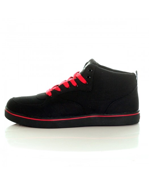 BSAT Bronx Canvas Sneakers BlackNRed