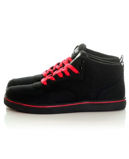 BSAT Bronx Canvas Sneakers BlackNRed