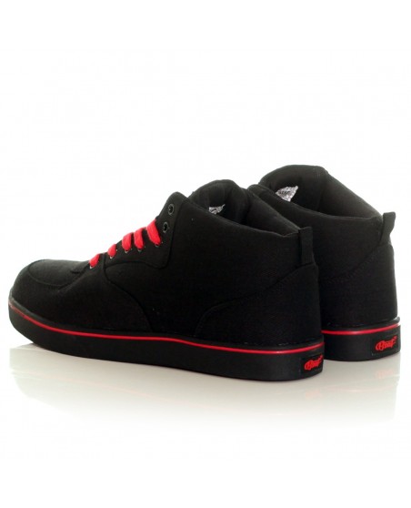 BSAT Bronx Canvas Sneakers BlackNRed